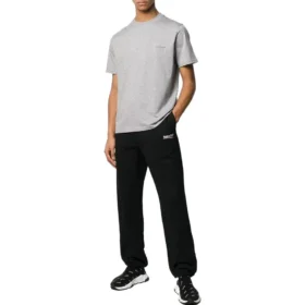 Baumwoll-T-Shirt mit kleinem Logo-Aufdruck „Grey“ 556151TYK281300