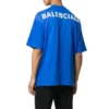 Baumwoll-T-Shirt mit Logo-Aufdruck auf der Rückseite „Blue“ 570805THV808077