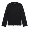 BB Allover Cropped Sweater „Black“ 793613T52151000