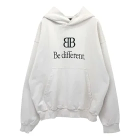 BB Be Different Popover-Hoodie „Ecru Black“ 720426TNVB49784