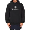 BB Be Different Popover-Hoodie „Schwarz-Weiß“ 720406TNVB41070