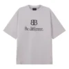BB Be Different T-Shirt, mittlere Passform „Grau“ 612966TNVU99784