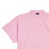 BB Classic Balenciaga Kurzes Oversize-T-Shirt „Pink“ 783399TQVS85708