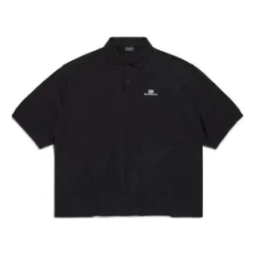 Bb Classic Poloshirt Oversized „Black“ 791001TQVM71000