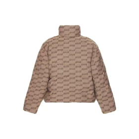 BB Monogram Daunenjacke „Beige-Braun“ 681885TML339378