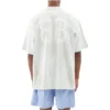 BB Paris Strass-T-Shirt, mittlere Passform „Dirty White“ 739784TOVU69012