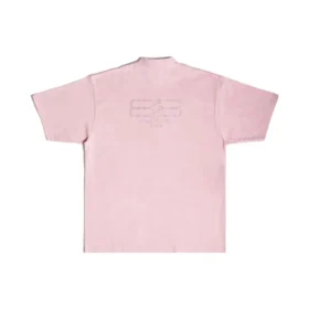 BB Paris Strass-T-Shirt, mittlere Passform „Pink“ 739784TOVU83167