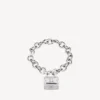 Bb-Vorhängeschloss-Armband in Silber/Antiksilber Bb-Vorhängeschloss-Armband in Silber/Antiksilber