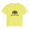 Bedrucktes BB-Shirt mit kurzen Ärmeln, gelb 583224TFV657072