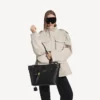 Bel Air Tote Bag für Damen, mittelgroß, in Schwarz Bel Air Tote Bag für Damen, mittelgroß, in Schwarz