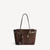 Bel Air Tote Tasche für Damen, mittelgroß, in Hell-Espresso