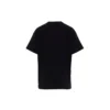 Besticktes Unisex-Shirt mit kurzen Ärmeln, schwarz 612965TIVD31000