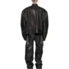 Bikerjacke Oversized „Schwarz“ 744983TOS141000