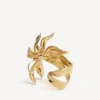 „Bloom“-Armreif für Damen in glänzendem Gold „Bloom“-Armreif für Damen in glänzendem Gold