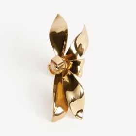 Bloom-Kleingering für Damen in glänzendem Gold