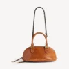 Bolero-Bowling-Tasche für Damen, Mini, in Hellbraun „Cowboy“ Bolero-Bowling-Tasche für Damen, Mini, in Hellbraun „Cowboy“