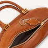Bolero-Bowling-Tasche für Damen, Mini, in Hellbraun „Cowboy“ Bolero-Bowling-Tasche für Damen, Mini, in Hellbraun „Cowboy“