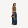 Bolero-Bowling-Tasche für Damen, Mini, in Hellbraun „Cowboy“ Bolero-Bowling-Tasche für Damen, Mini, in Hellbraun „Cowboy“