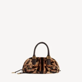 Bolero-Bowlingtasche für Damen, Mini, in Beige/Mokka