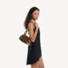 Bolero-Bowlingtasche für Damen, Mini, in Beige/Mokka Bolero-Bowlingtasche für Damen, Mini, in Beige/Mokka