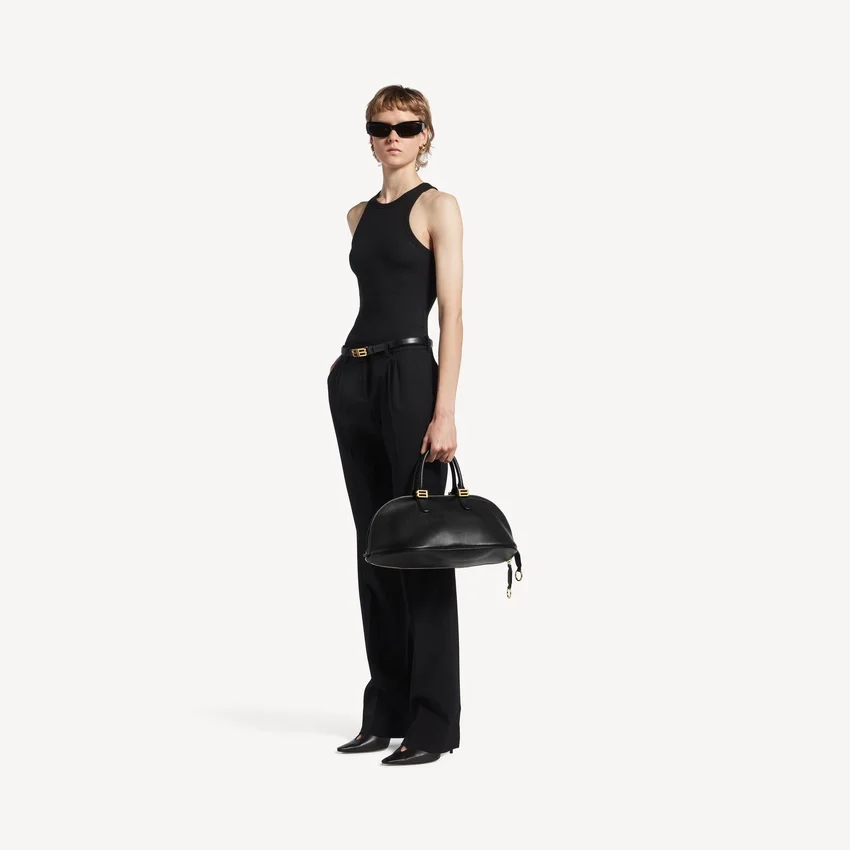 Bolero-Bowlingtasche für Damen, mittelgroß, in Schwarz Bolero-Bowlingtasche für Damen, mittelgroß, in Schwarz