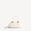 Bolero-Bowlingtasche Mini für Damen in Creme Bolero-Bowlingtasche Mini für Damen in Creme