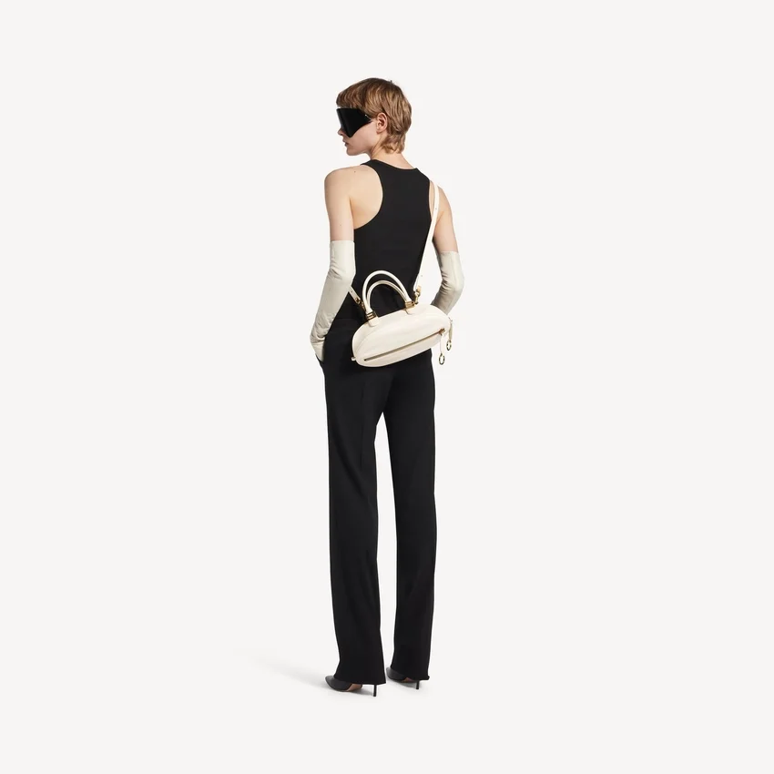 Bolero-Bowlingtasche Mini für Damen in Creme Bolero-Bowlingtasche Mini für Damen in Creme