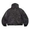 Bomberjacke mit Kapuze „Black“ im Tape Type-Stil 791103TPO041000