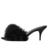 Boudoir 70-mm-Sandalen „Black Feathers“ 787447W0WMQ1000