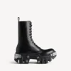 Bulldozer-Stiefel für Herren in Schwarz