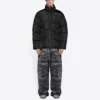 C-förmige Daunenjacke „Schwarz“ 621982TYD331000