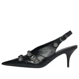 Cagole Slingback-Pumps mit 70-mm-Absatz „Black“ 714251WAD4E1081