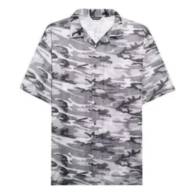 Camouflage-Mesh-Shirt „Grey“ 647651TJLC51240