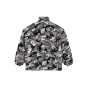 Camouflage-Reißverschluss-Jacke „Grey“ 681818TLQ121240