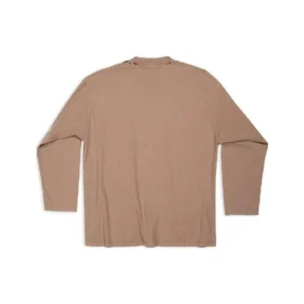 Caps Oversized-Langarm-T-Shirt „Khaki“ 681046TNVL17761