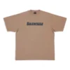 Caps T-Shirt Boxy Fit „Tan“ 651795TNVL17761