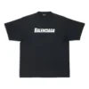 Caps T-Shirt, Boxy-Passform „Schwarz“ 651795TNVL11070