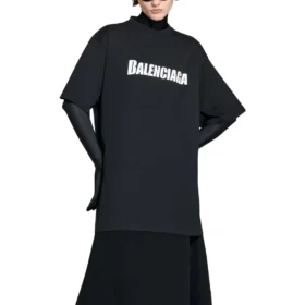 Caps T-Shirt, Boxy-Passform „Schwarz“ 651795TNVL11070