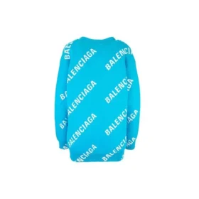 Cardigan mit Logo-Monogramm, lockere Passform „Blue“ 625330T31784661