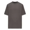 Care Label T-Shirt, mittlere Passform „Grey Black“ 724514TNVL91219