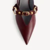 City-Pantolette für Damen in Merlot