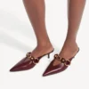 City-Pantolette für Damen in Merlot