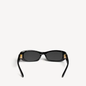 Cosmo-Sonnenbrille für Damen, rechteckig, in Schwarz
