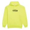 Crew-Hoodie mit Aufdruck Gelb 578135TIV757072