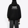 Crew-Shirt mit Aufdruck, schwarz 578135TIV751070