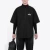 Crew-Shirt mit kurzen Ärmeln „Schwarz“ 622251TIM391000