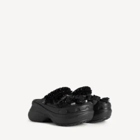 Crocs™ Damen-Pantoletten „Jibbitz™“ in Schwarz