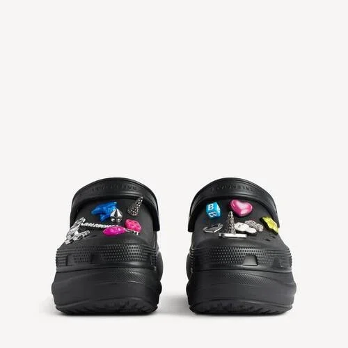 Crocs™ Damen-Pantoletten „Jibbitz™“ in Schwarz Crocs™ Damen-Pantoletten „Jibbitz™“ in Schwarz