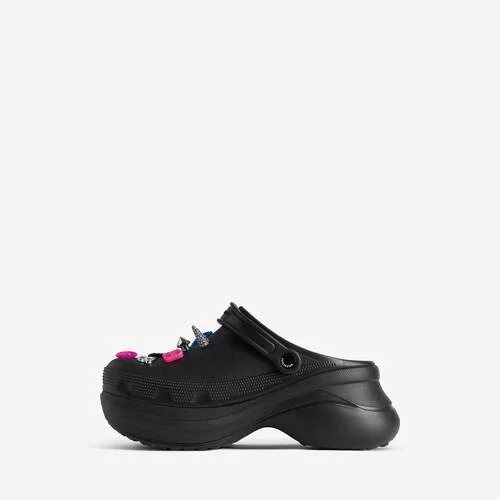 Crocs™ Damen-Pantoletten „Jibbitz™“ in Schwarz Crocs™ Damen-Pantoletten „Jibbitz™“ in Schwarz