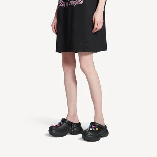 Crocs™ Damen-Pantoletten „Jibbitz™“ in Schwarz Crocs™ Damen-Pantoletten „Jibbitz™“ in Schwarz